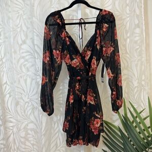 NWT Trixxi  Floral Mini Dress